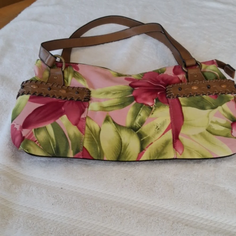 Relic floral pre-owned handle purse - Picture 1 of 12